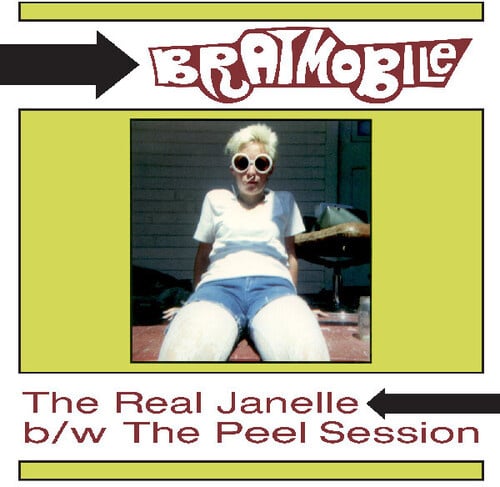 The Real Janelle & The Peel Sessions LP by Bratmobile album artwork