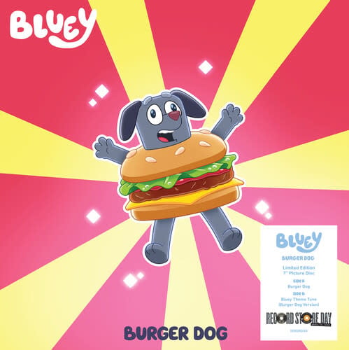 Burger Dog Picture Disc 7" by Bluey album artwork