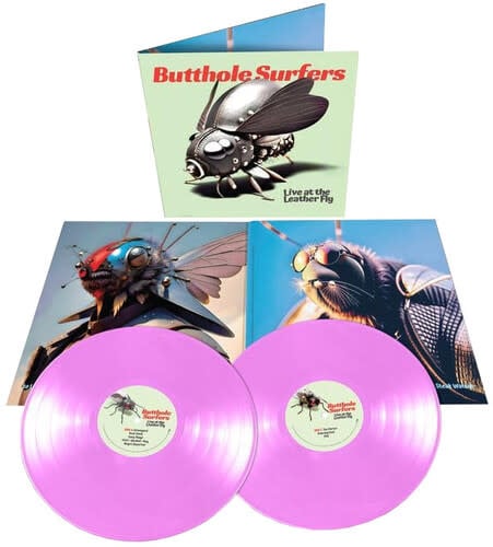 Live At The Leather Fly LP by Butthole Surfers album artwork