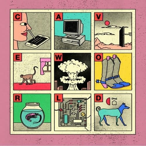 Cave World LP by Viagra Boys album artwork