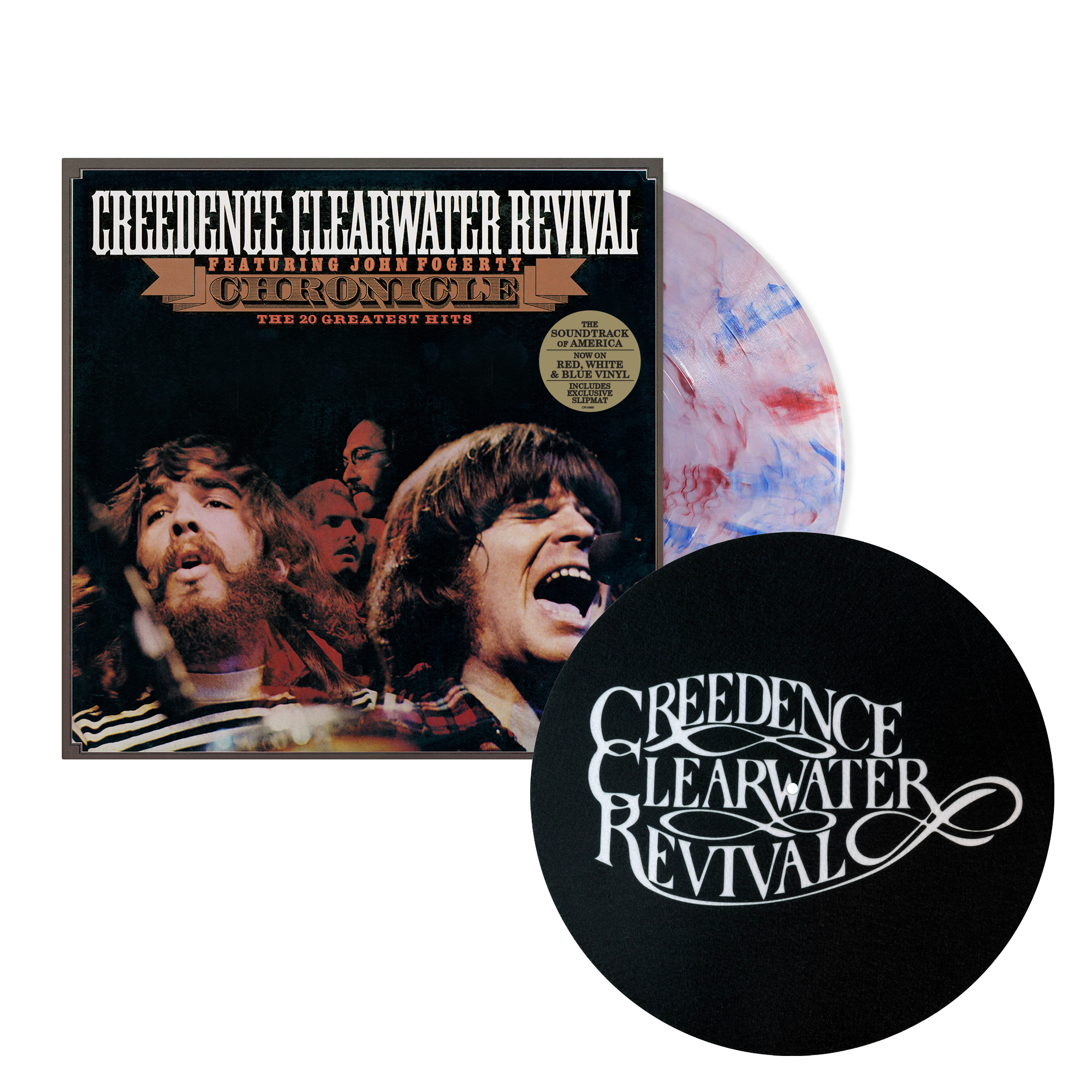 Chronicle: The 20 Greatest Hits 2LP by Creedence Clearwater Revival album artwork