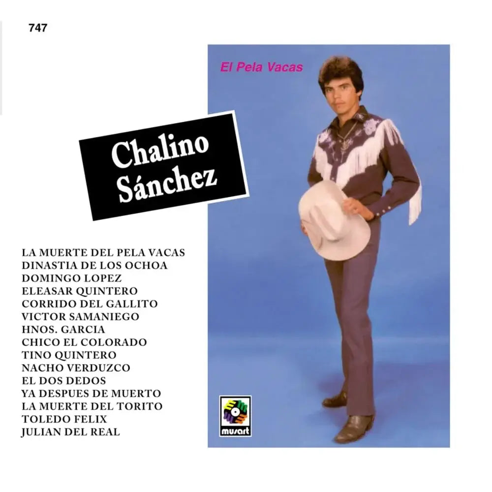 El Pela Vacas LP by Chalino Sanchez album artwork
