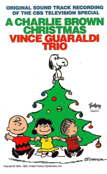 A Charlie Brown Christmas CASSETTE by Vince Guaraldi Trio album artwork