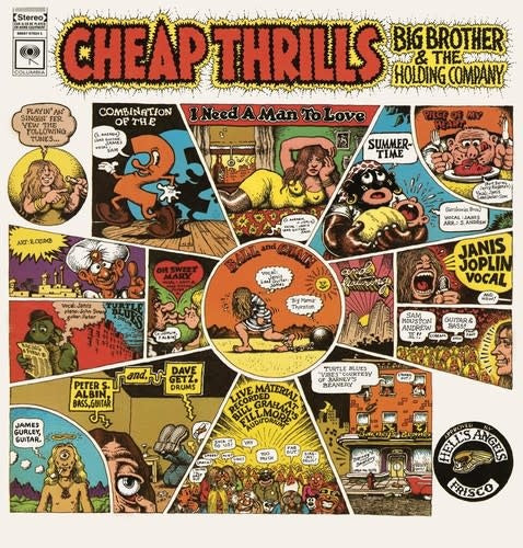 Cheap Thrills LP by Big Brother & The Holding Company (Janis Joplin) album artwork