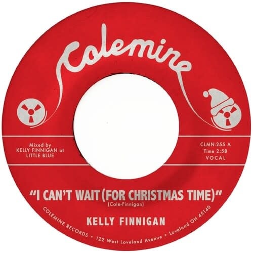 I Can't Wait (For Christmas Time) 7" by Kelly Finnigan album artwork