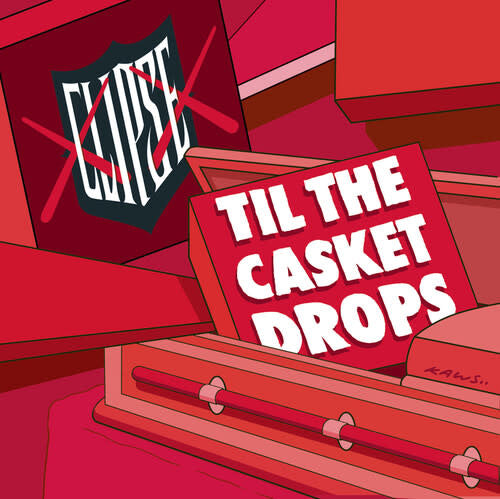 Til the Casket Drops LP by Clipse album artwork