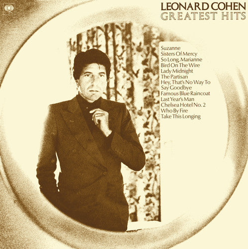 Greatest Hits LP by Leonard Cohen album artwork