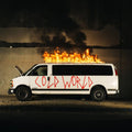 Cold World (transparent clear w/ black) LP by Death Lens album artwork