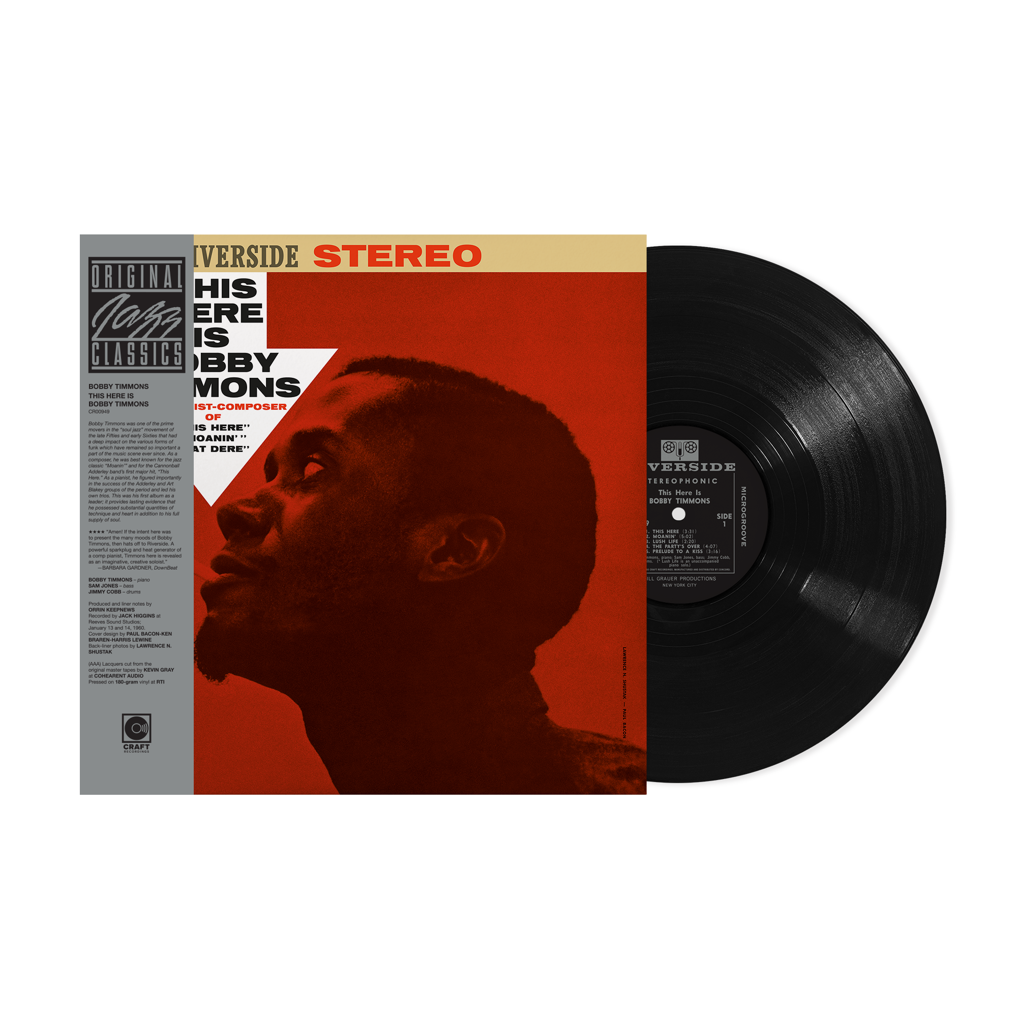 This Here Is Bobby Timmons LP by Bobby Timmons album artwork