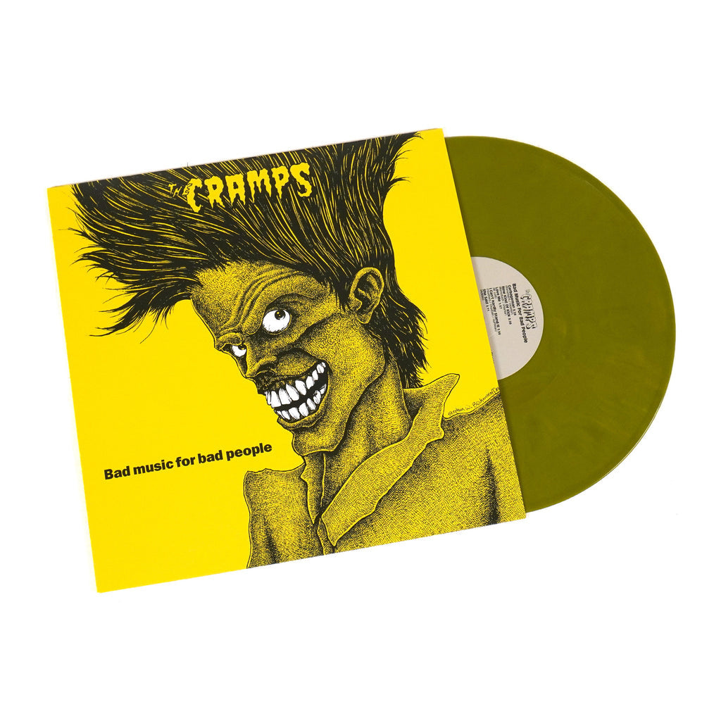Bad Music for Bad People LP by The Cramps album artwork