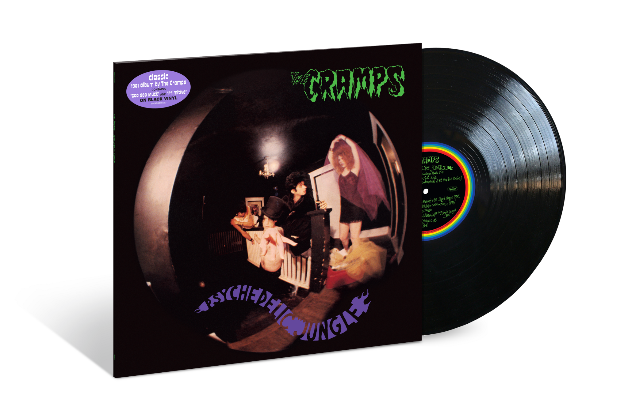 Psychedelic Jungle LP by The Cramps album artwork