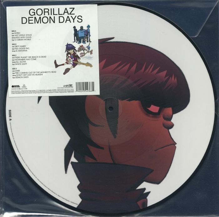 Demon Days 2LP by Gorillaz album artwork