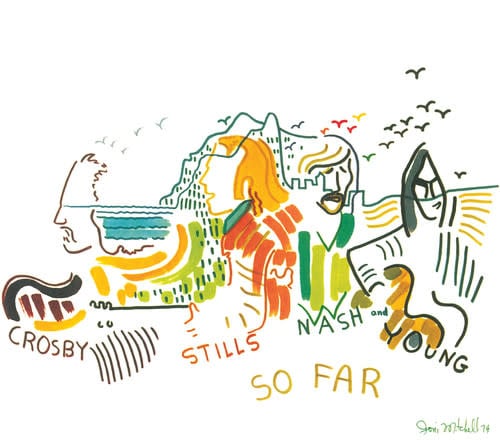 So Far LP by Crosby, Stills, Nash & Young album artwork