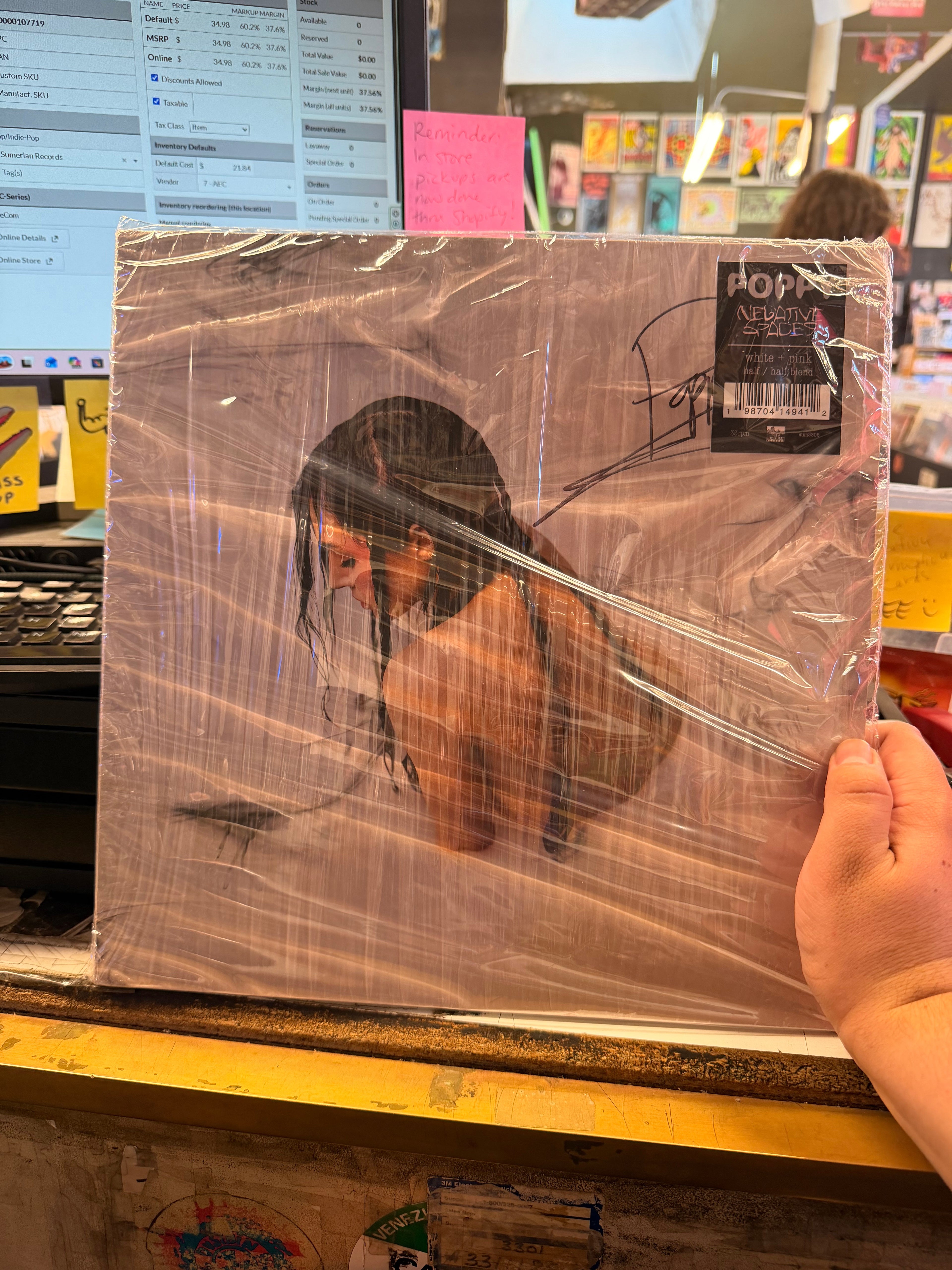 Negative Spaces (white/pink vinyl) [*SIGNED*] by Poppy album artwork