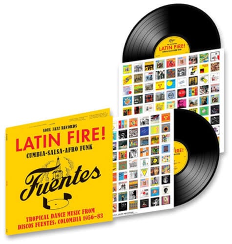 LATIN FIRE! Cumbia-Salsa-Afro-Funk: Tropical Dance Music from Discos Fuentes, Colombia 1956-83 2LP by Various album artwork