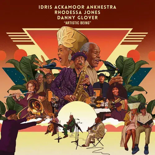 Artistic Being LP by Idris Ankhestra Ackamoor album artwork