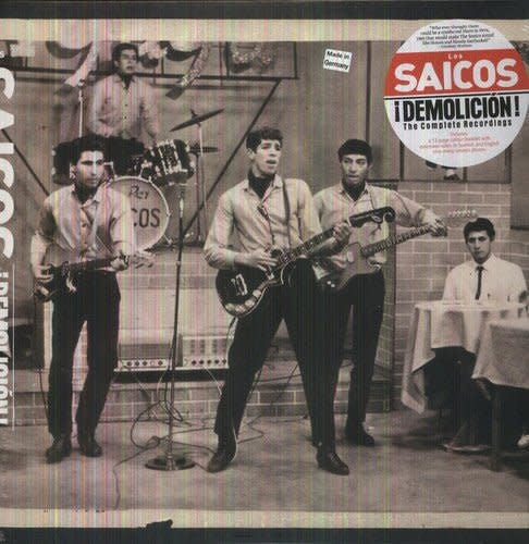 Demolicion! The Complete Recordings LP by Los Saicos album artwork