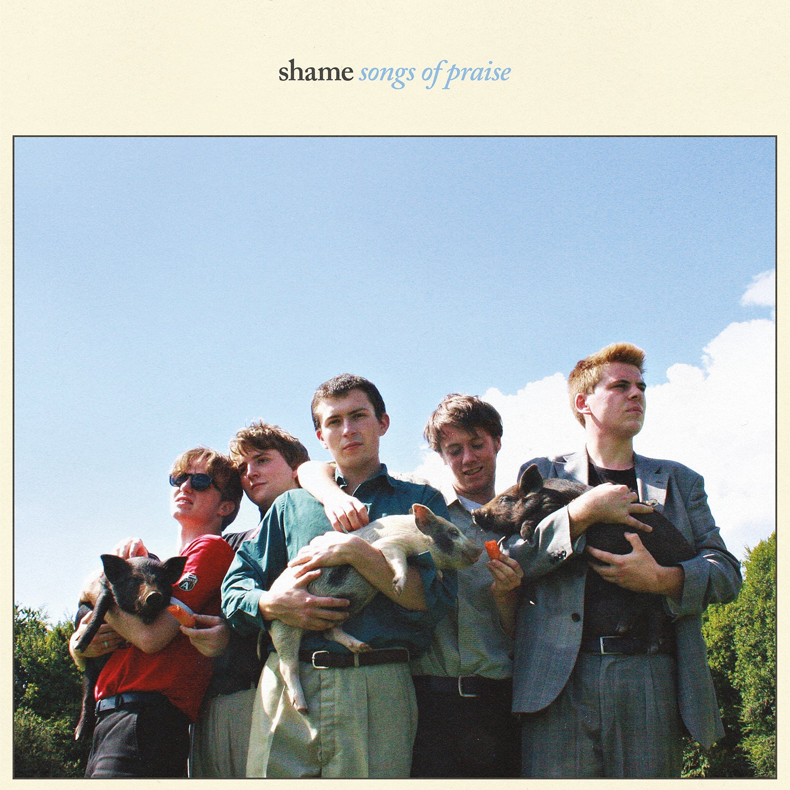 Songs of Praise LP by Shame album artwork