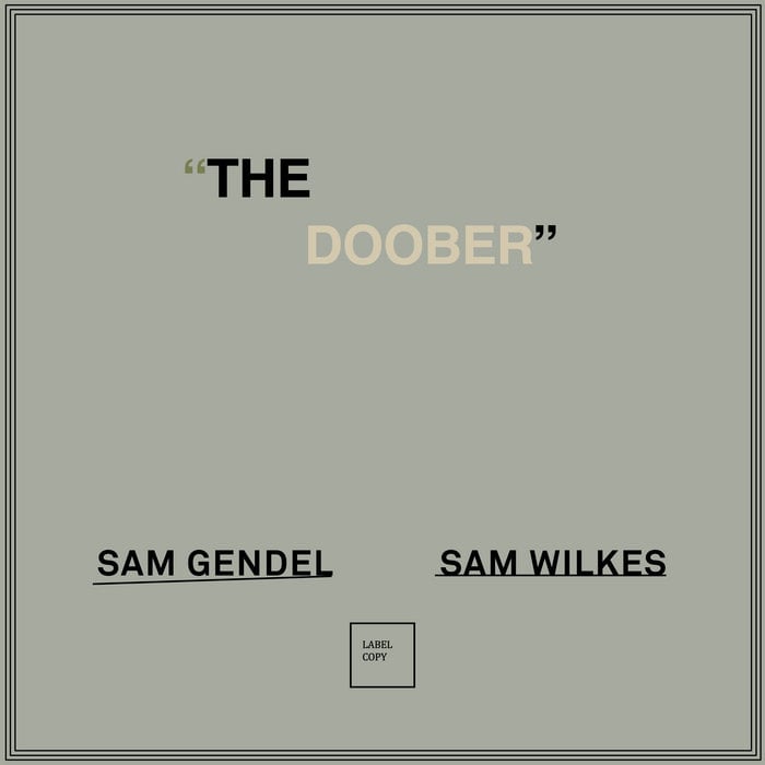 The Doober LP by Sam Gendel album artwork
