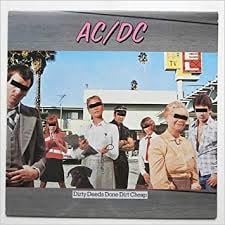 Dirty Deeds Done Dirt Cheap LP by AC/DC album artwork
