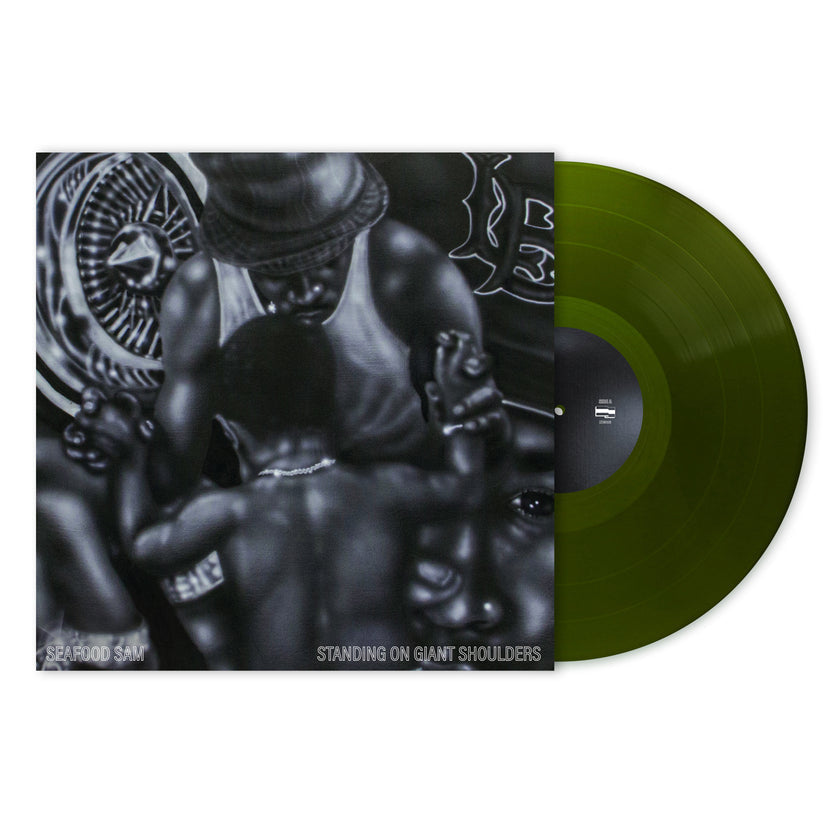 Standing on Giant Shoulders LP by Seafood Sam album artwork