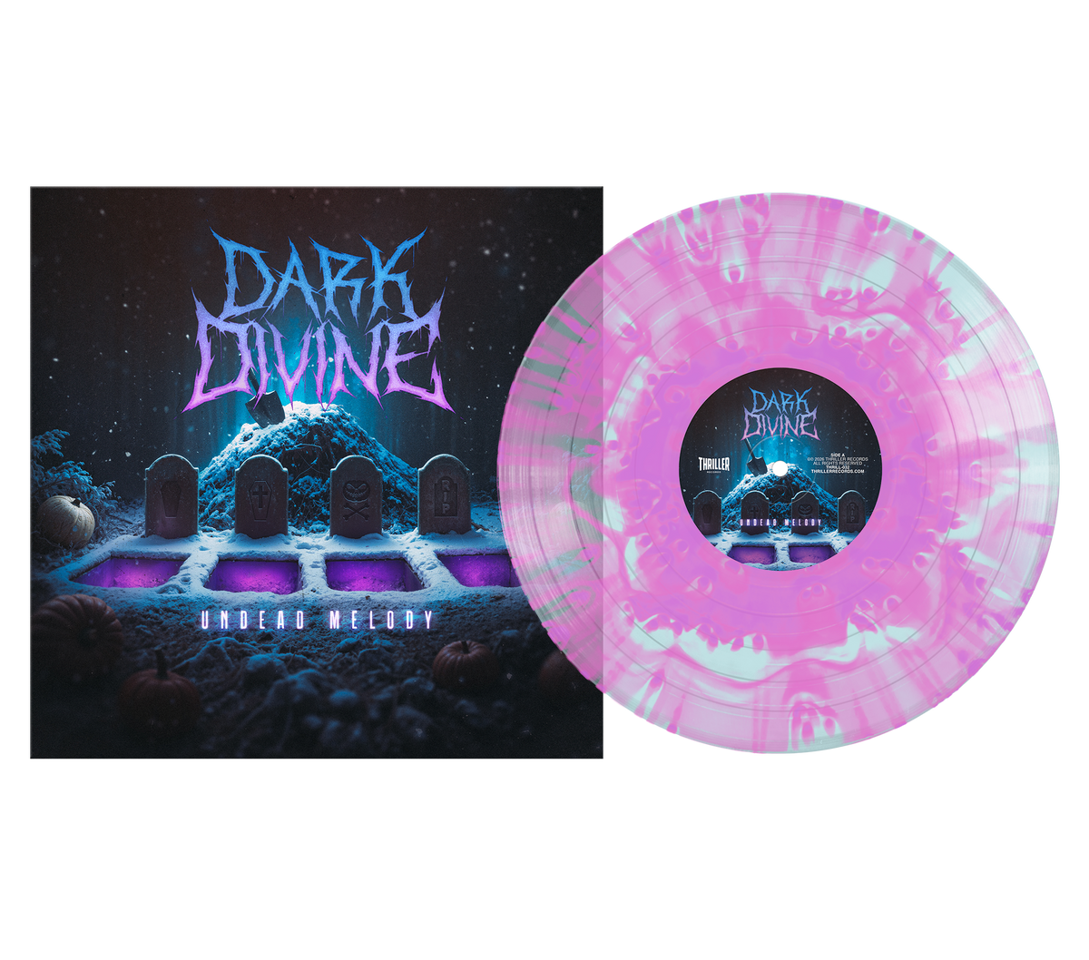 Undead Melody LP by Dark Divine album artwork