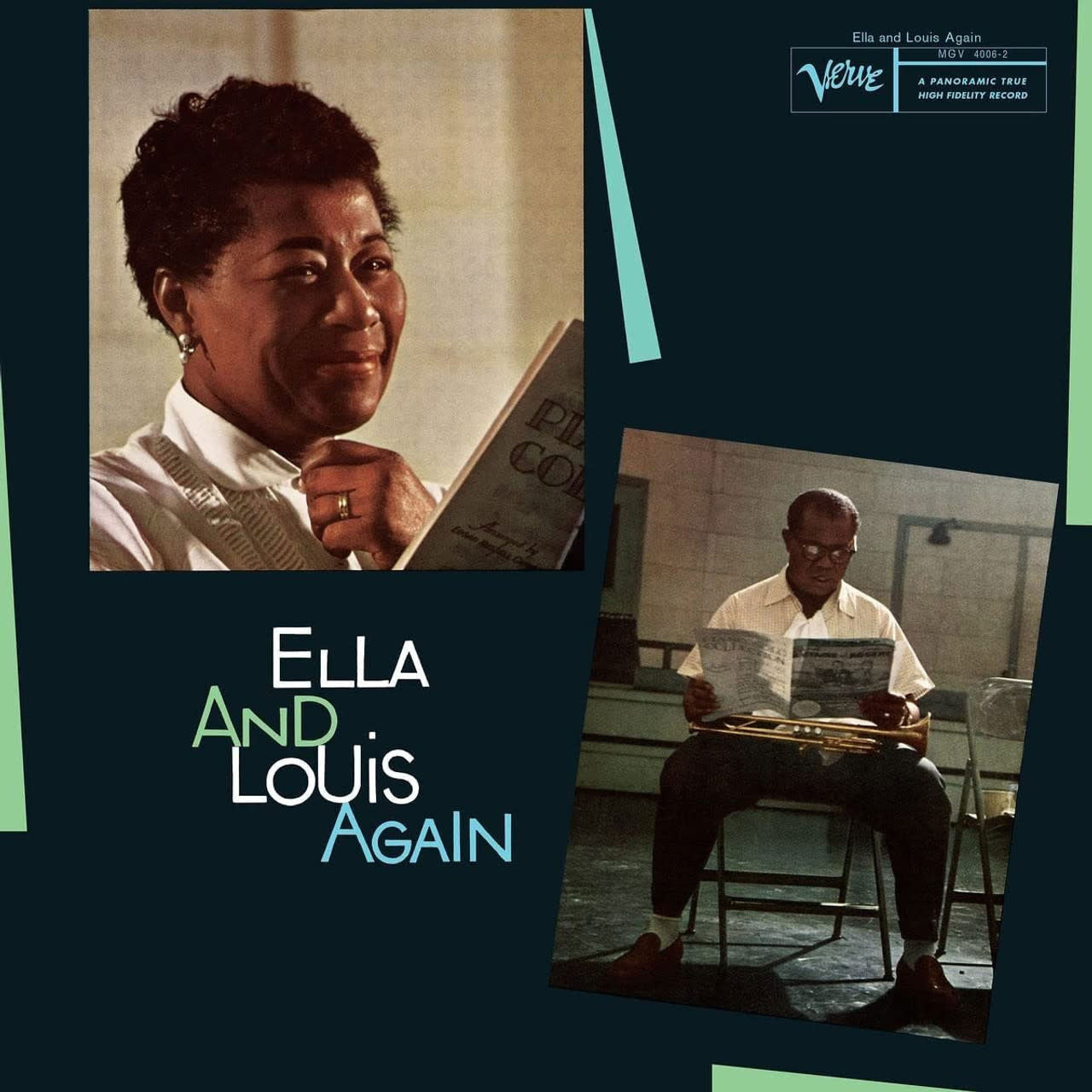 Ella & Louis Again 2LP by Ella Fitzgerald & Louis Armstrong album artwork