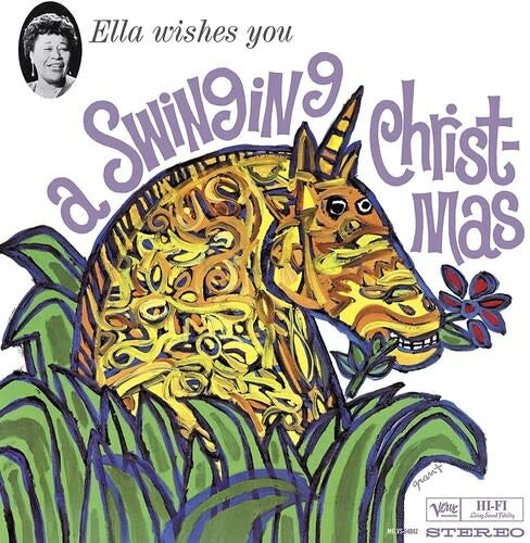 Ella Wishes You a Swinging Christmas LP by Ella Fitzgerald album artwork