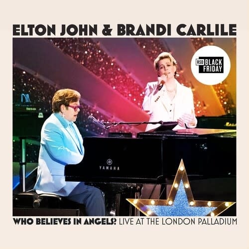 Who Believes In Angels? ... LP by Elton John album artwork