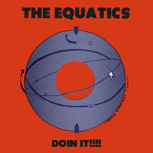 Doin' It!!!! (blue vinyl) by The Equatics album artwork