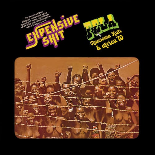 Expensive Shit LP by Fela Kuti album artwork