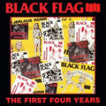 First Four Years / Singles LP by Black Flag album artwork