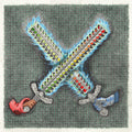 Flaming Swords LP by Fievel Is Glauque album artwork