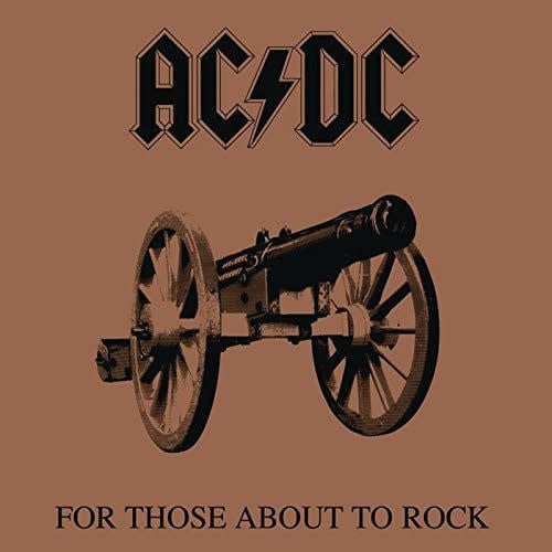 For Those About to Rock LP by AC/DC album artwork