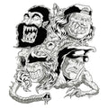 Front Lines of Good Time LP by MF Ruckus album artwork