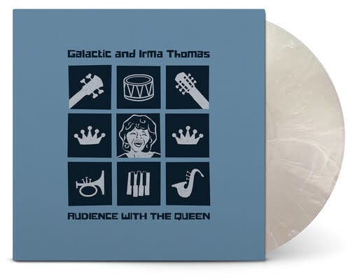 Audience with the Queen LP by Galactic with Irma Thomas album artwork