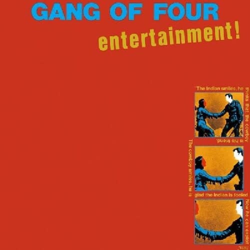 Entertainment! LP by Gang of Four album artwork