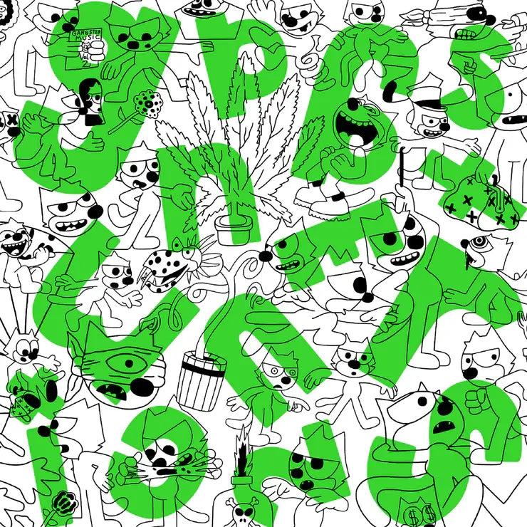 Gangster Music Vol. 2 2LP by Gangster Doodles album artwork