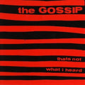 That's Not What I Heard LP by Gossip album artwork