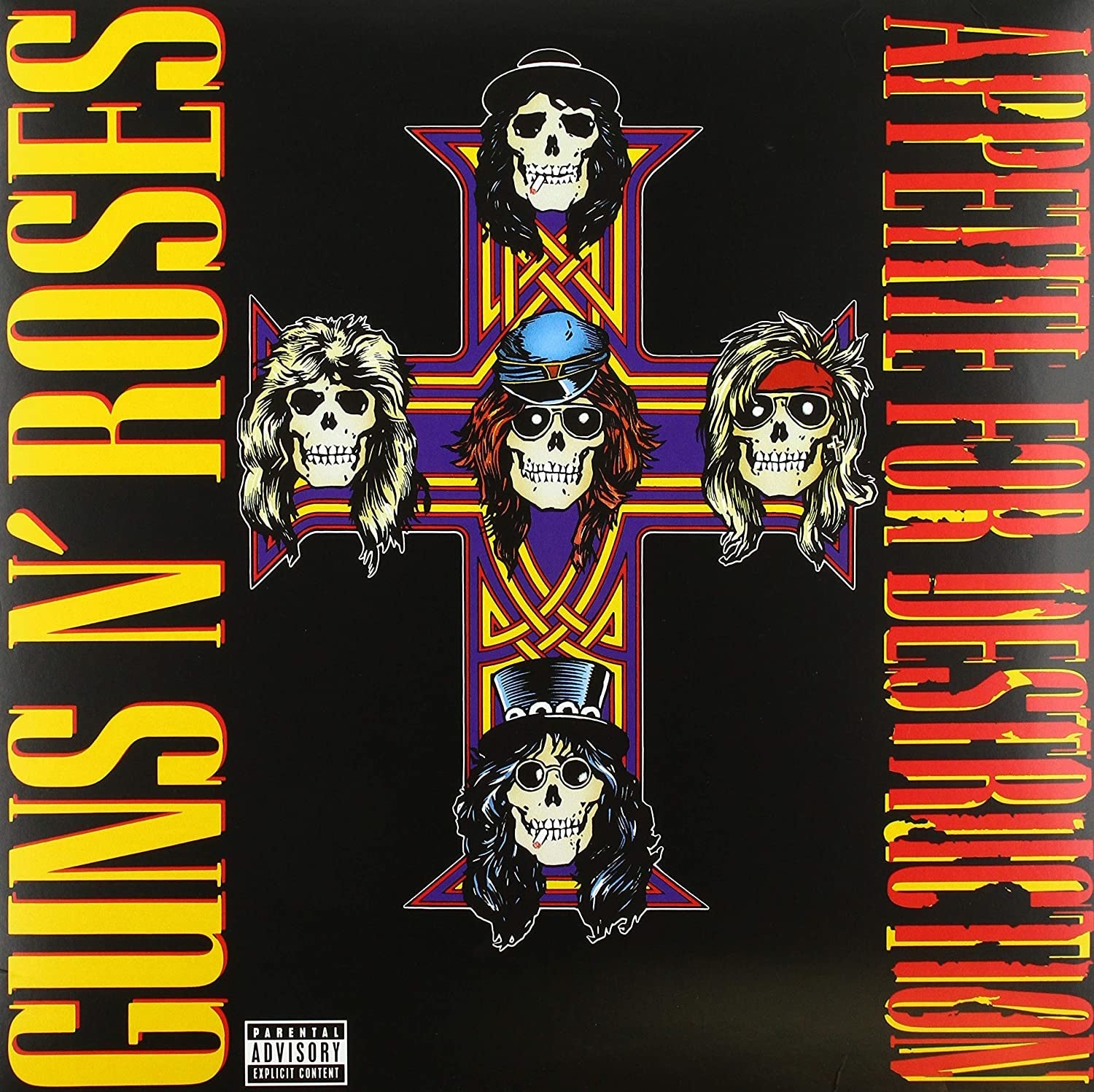 Appetite for Destruction 2LP by Guns N' Roses album artwork