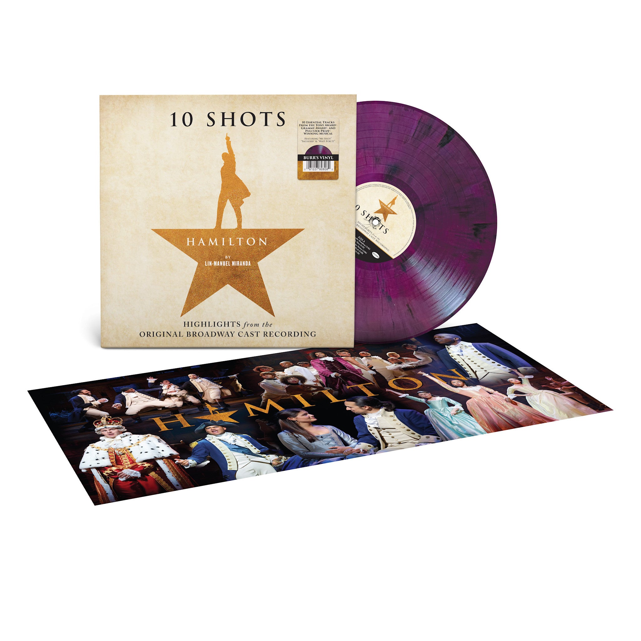 Hamilton: 10 Shots by Original Broadway Cast album artwork