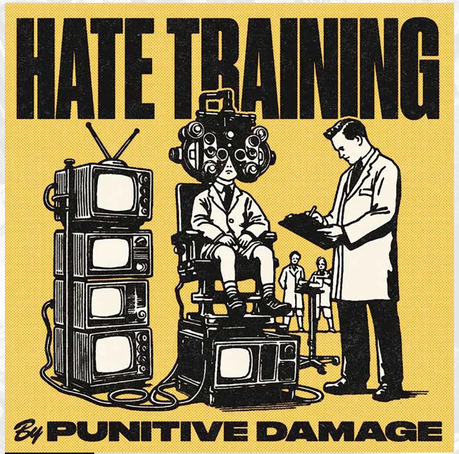 Hate Training LP by Punitive Damage album artwork