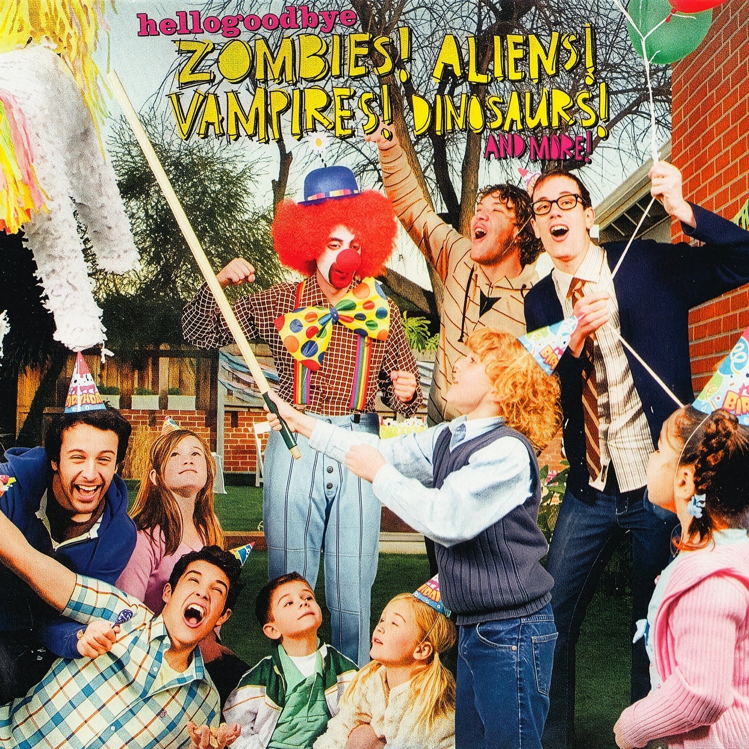 Zombies! Aliens! Vampires! Dinosaurs! (B-Sides) LP by Hellogoodbye album artwork