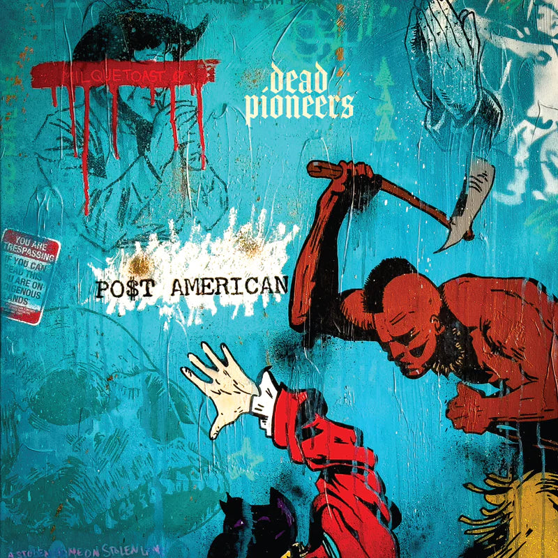 Po$t American LP by Dead Pioneers album artwork