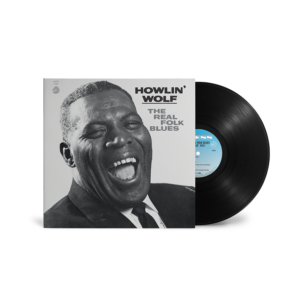The Real Folk Blues LP by Howlin' Wolf album artwork