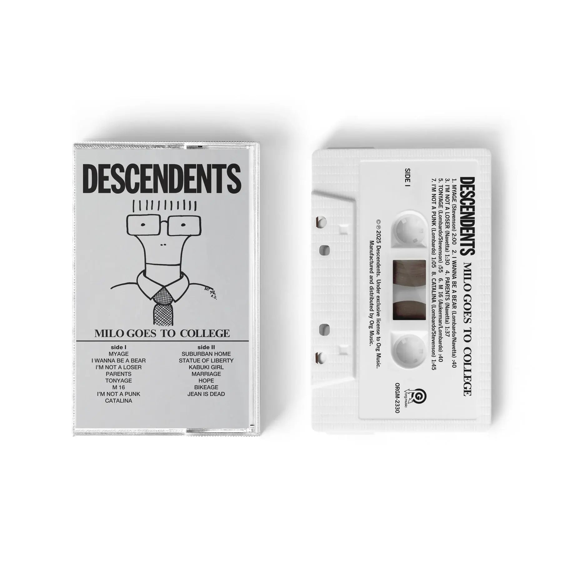 Milo Goes to College CASSETTE by Descendents album artwork