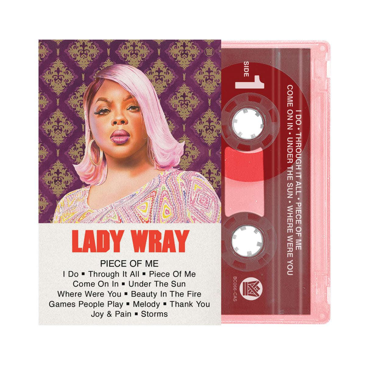 Piece of Me CASSETTE by Lady Wray album artwork