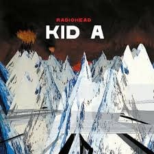 Kid A CD by Radiohead album artwork