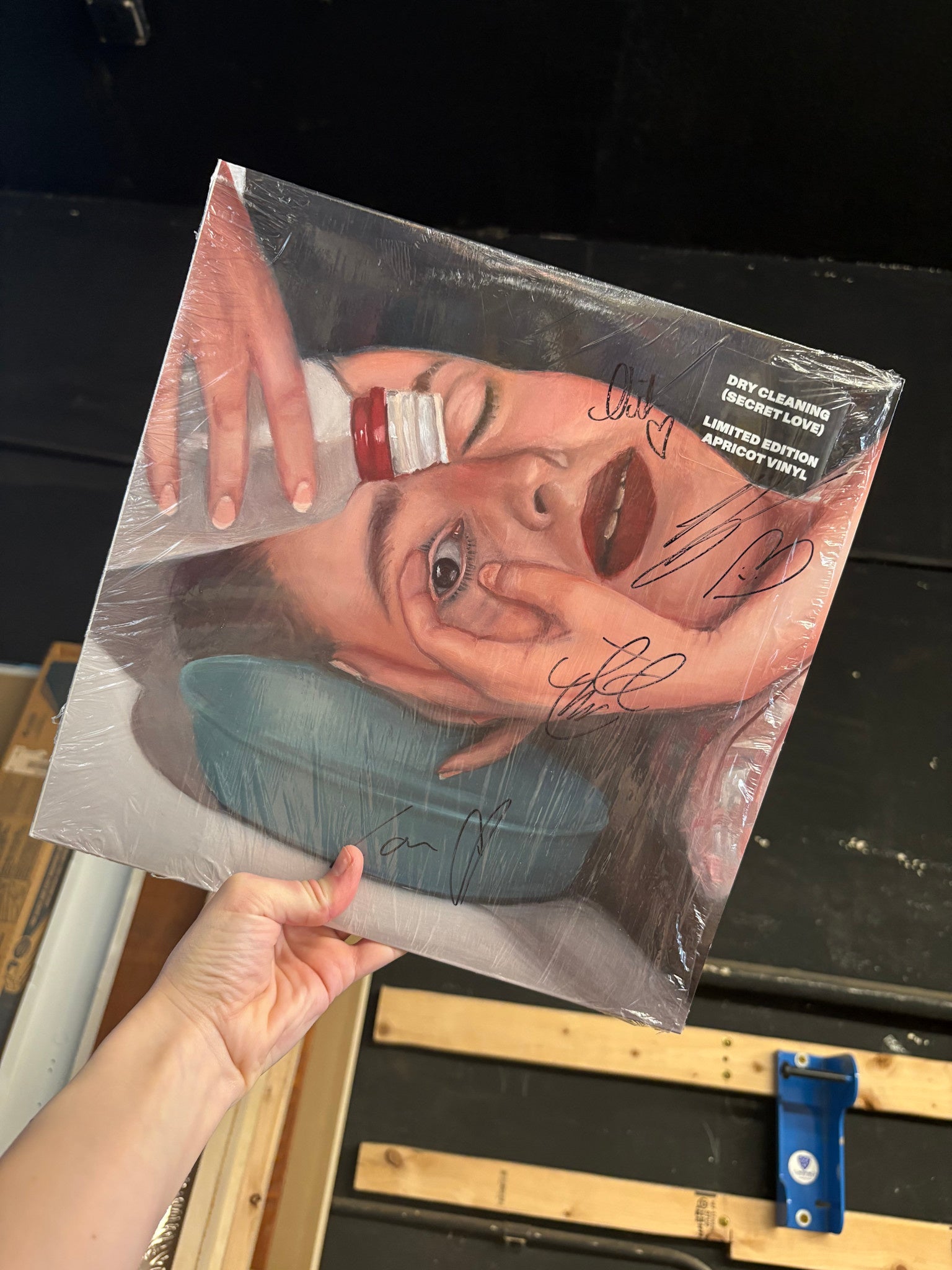 Secret Love LP by Dry Cleaning album artwork