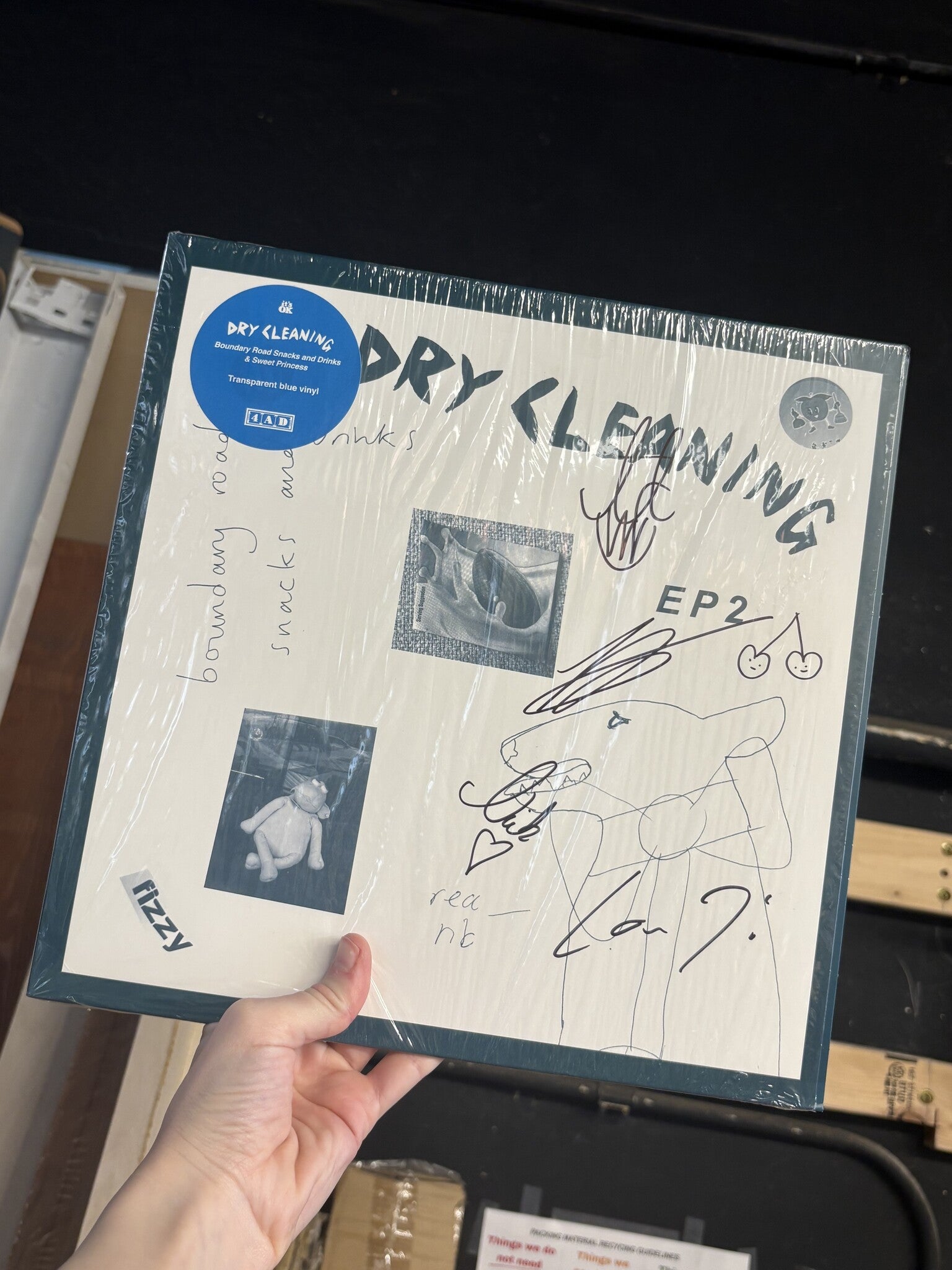 Boundary Road Snacks & Drinks + Sweet Princess LP by Dry Cleaning album artwork
